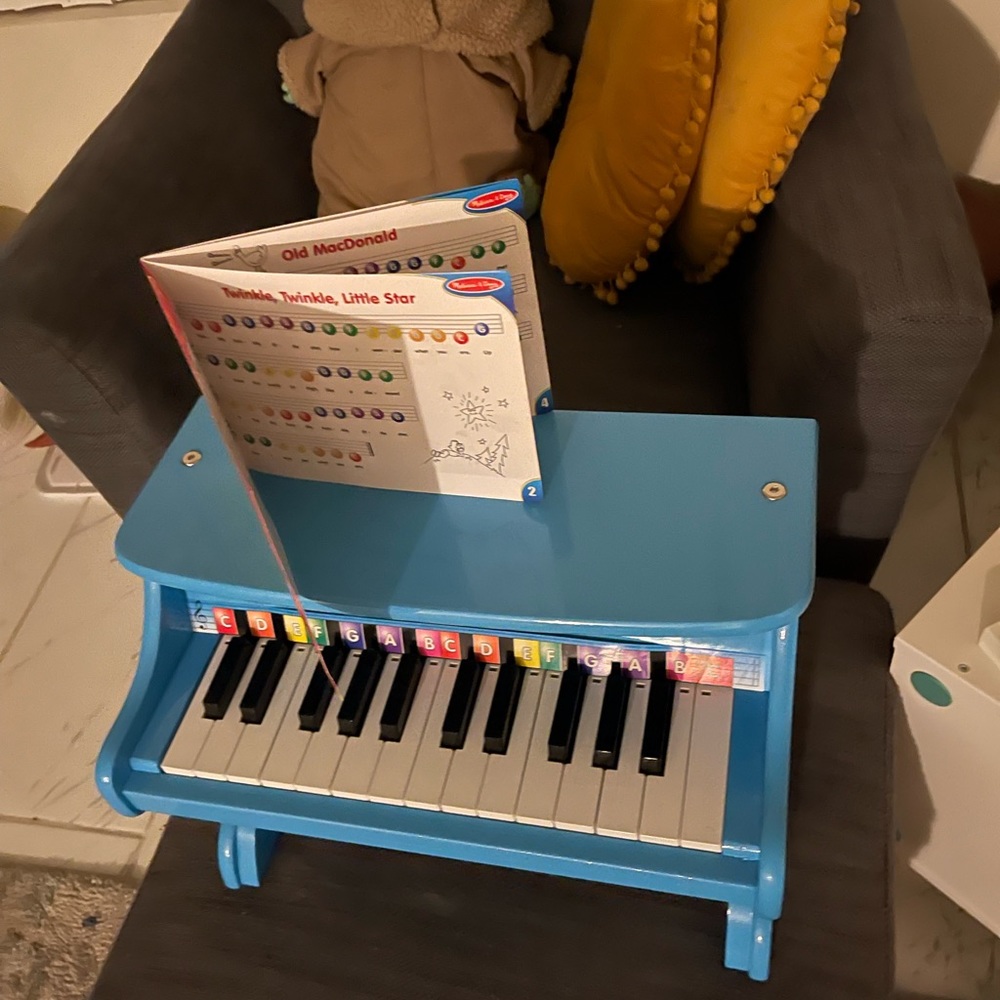 Blue kids piano